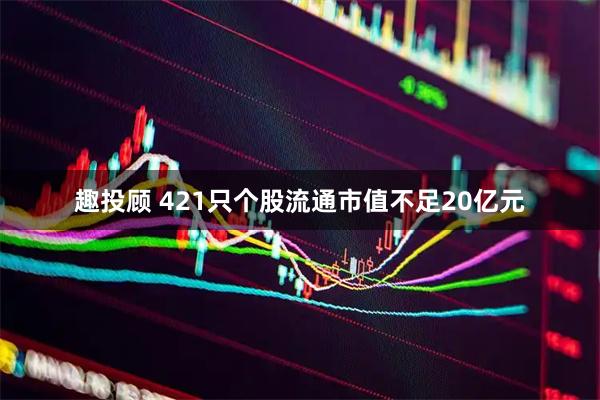 趣投顾 421只个股流通市值不足20亿元